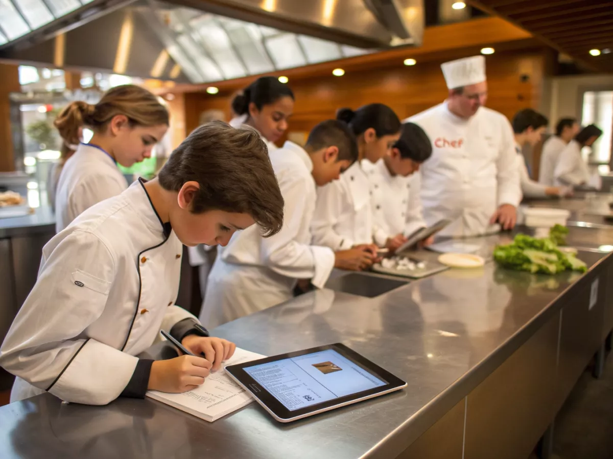 Formare i cuochi del futuro: il ruolo degli strumenti digitali nella formazione culinaria
